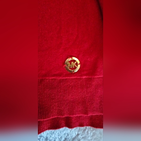 NWT MICHEAL Michael KorsMCrimson Long Sleeve TShirt/Blouse Size S - Picture 3 of 7